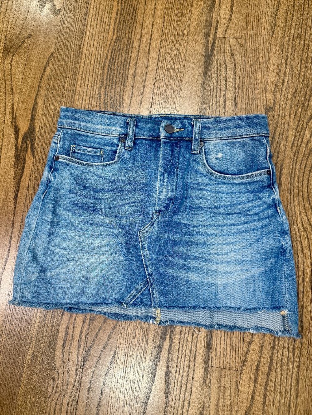 Blank NYC "Unfaithful" Denim Mini Skirt